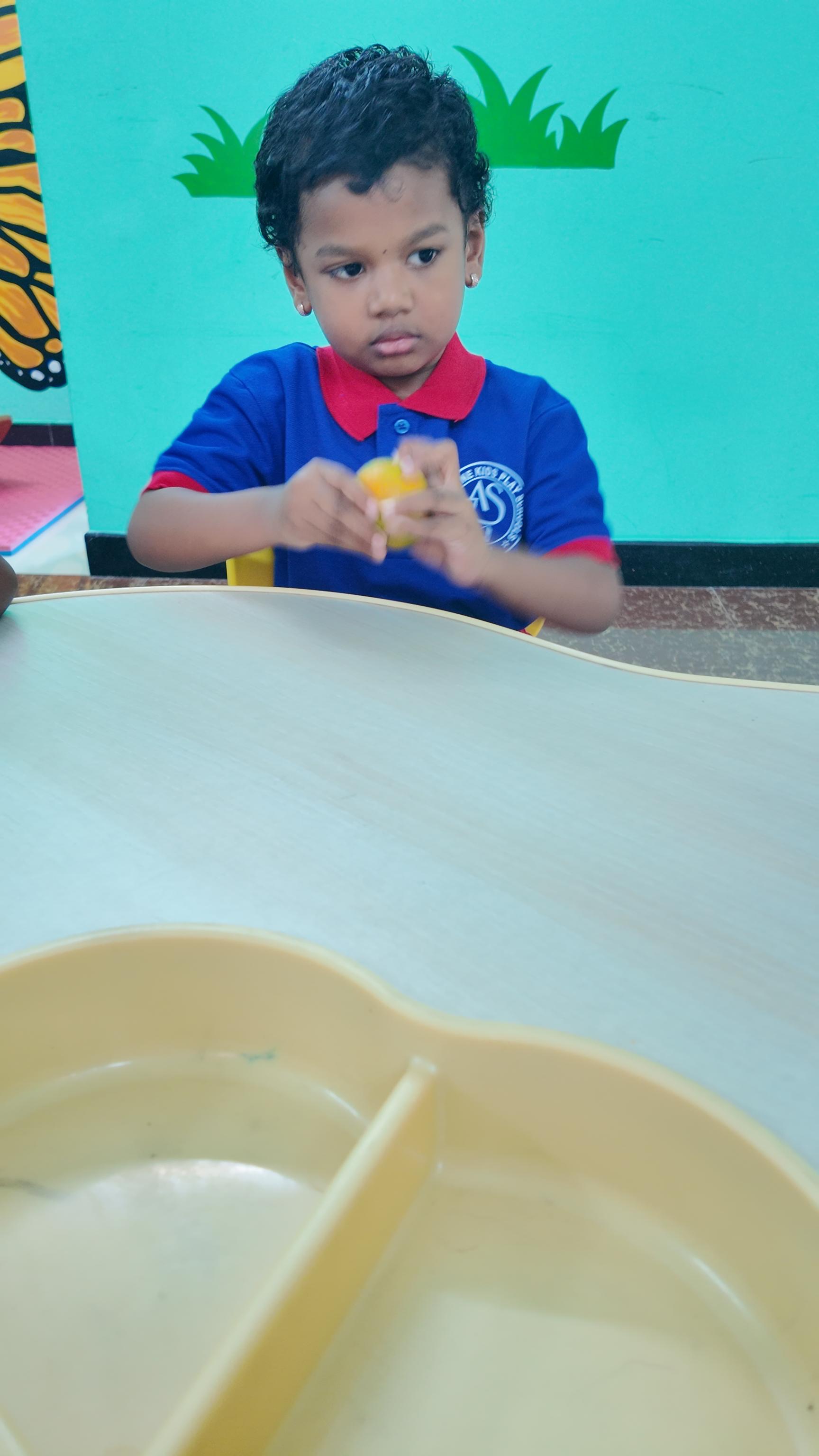 Ansha Shine Kids School student