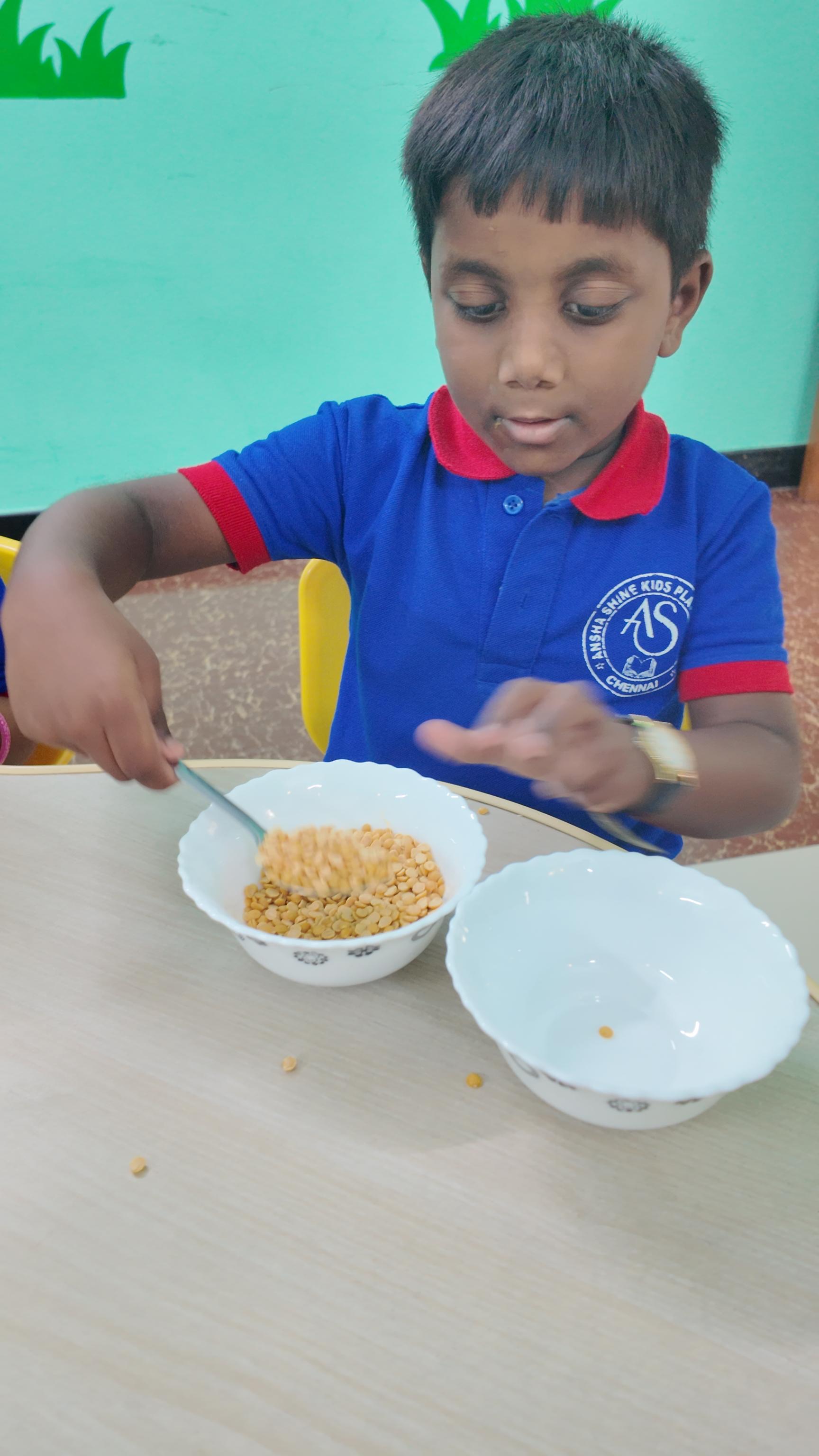 Ansha Shine Kids School student