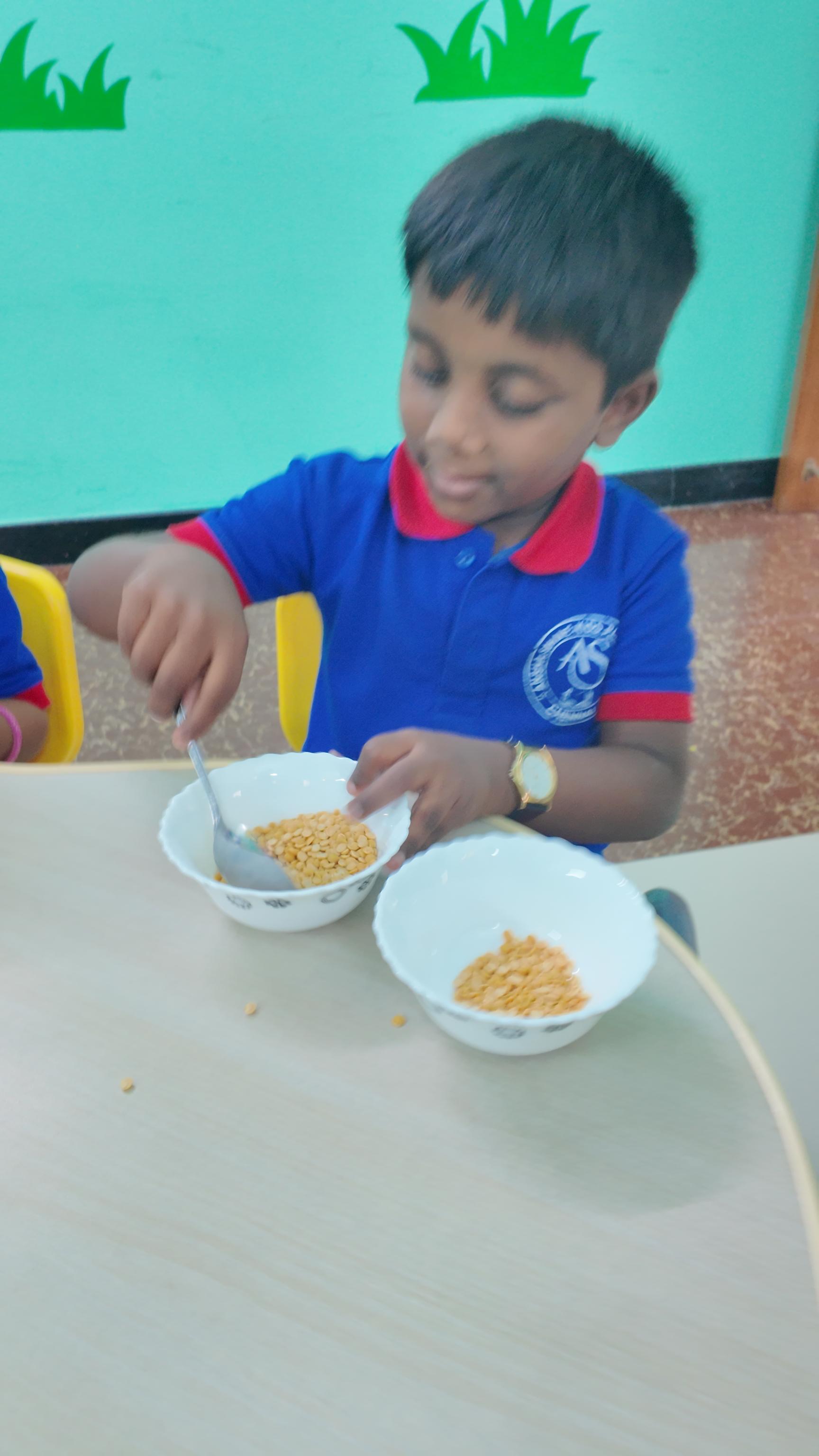 Ansha Shine Kids School student